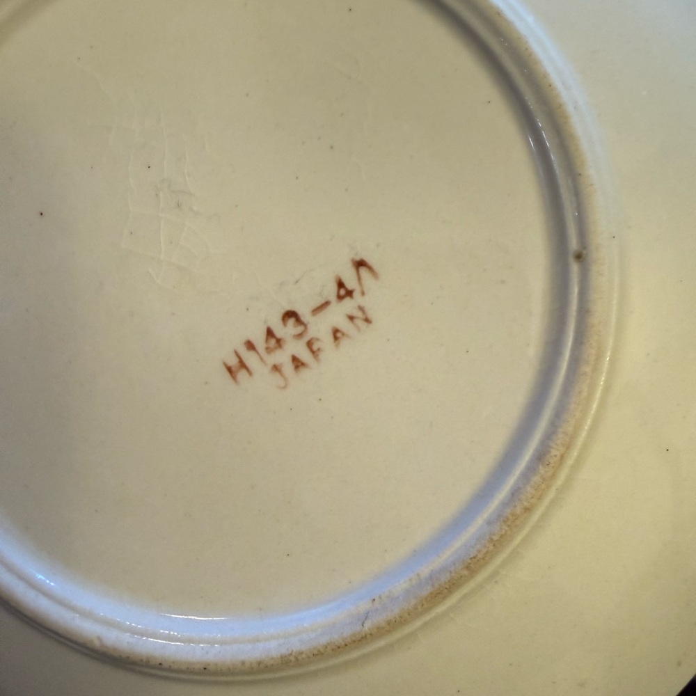 Vintage Ironstone Ware Holland Delft WINDMILL side dish Japan ▬ - Picture 3 of 4
